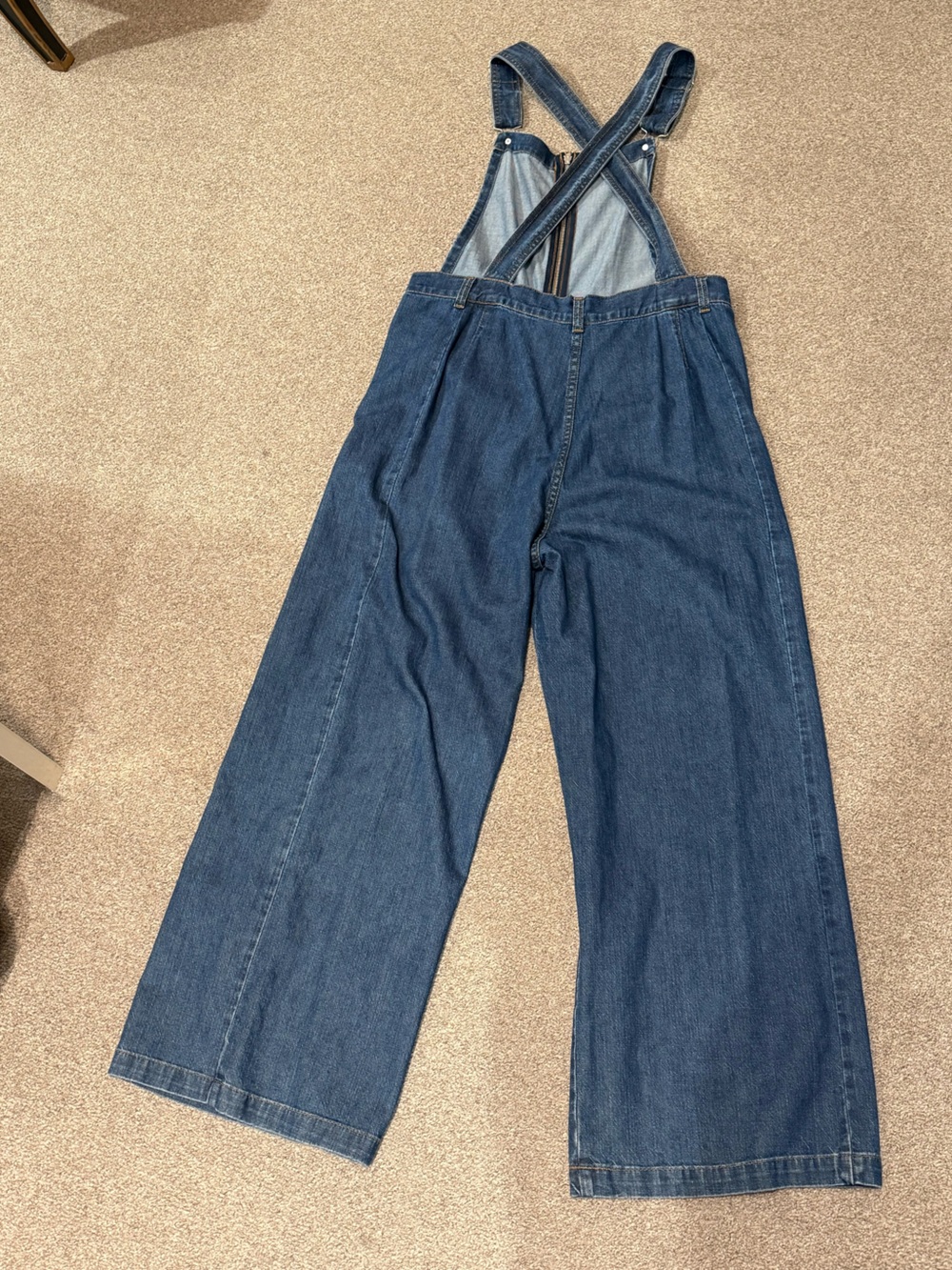 Loup Madelyn Zip Front Denim Overals - Picture 9 of 12